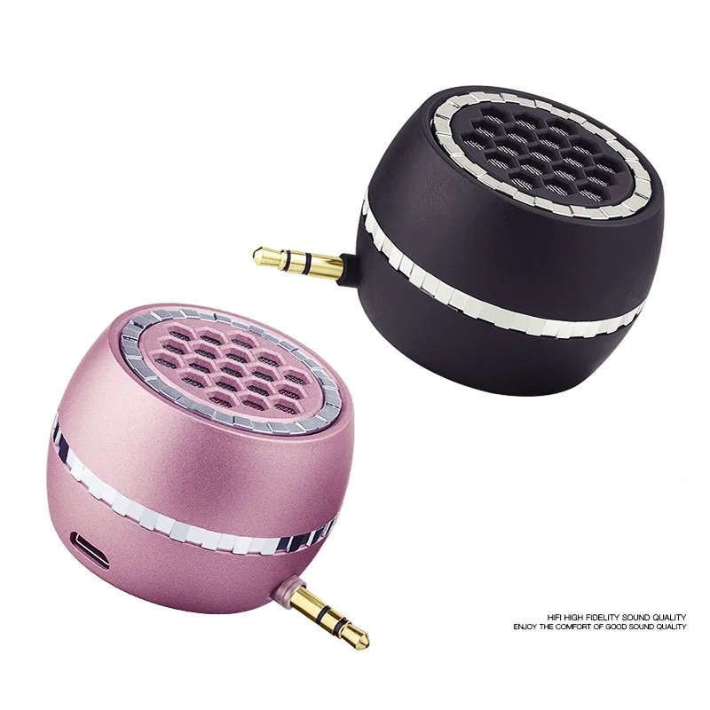 Portable Wireless Speaker Phone External Speaker Universal 3.5mm Jack Mini Sound Box For Smartphone Tablet Laptop MP3 MP4. 