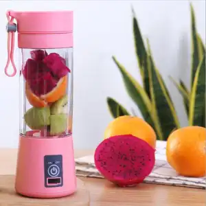 Portable Electric Mini Blender 500ML Type-C Rechargeable Fruit Mixers Juice  Maker Machine Multifunction for Home Travel Sports