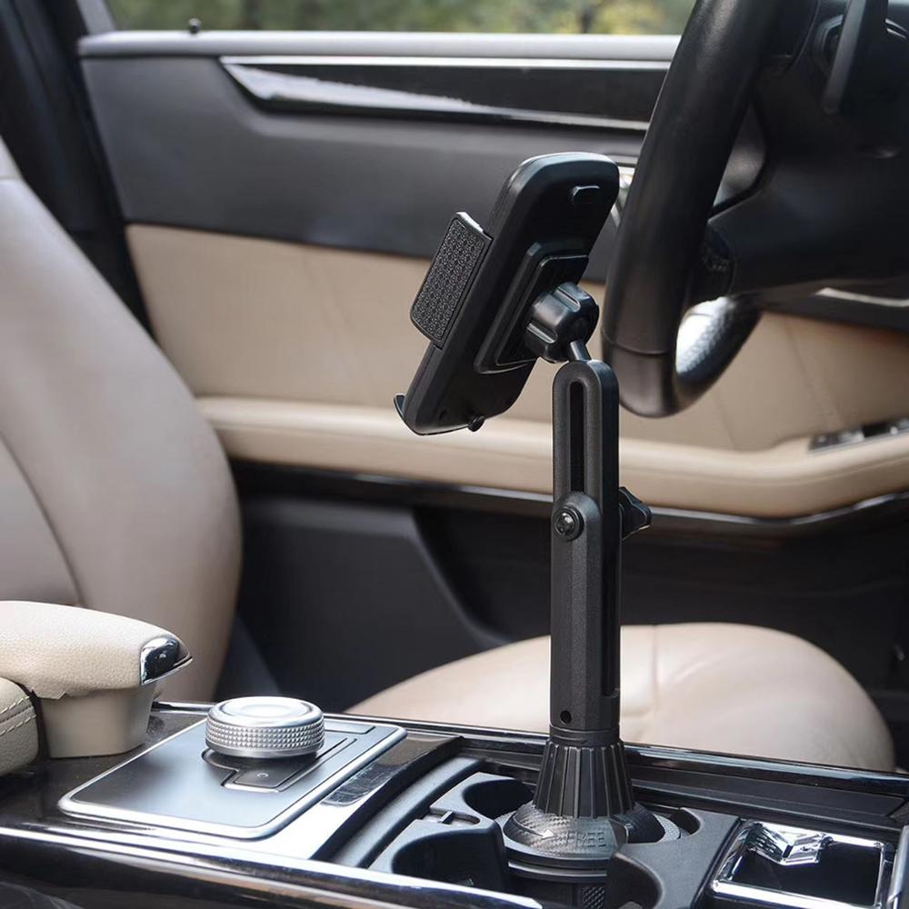 【happy one】Cgration 360 Degree Car Cup Holder Phone Mount Adjustable Angle Stand for -Samsung 3.5-6.7" Cellphone