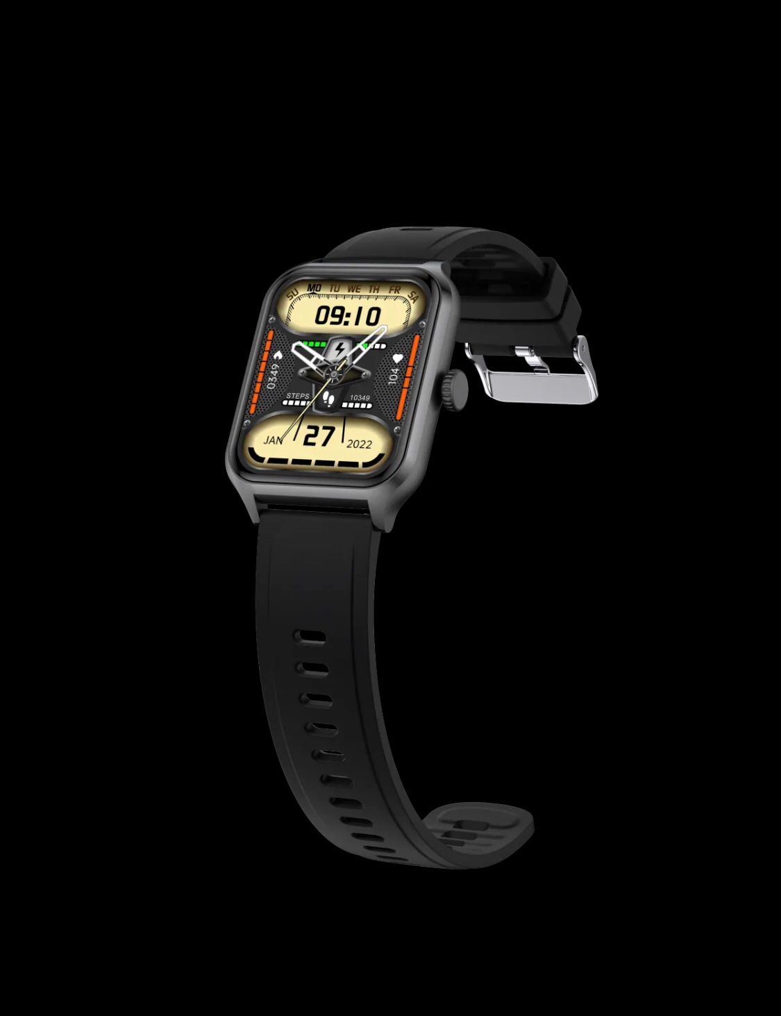 T97 Bluetooth Calling Smartwatch – Black Color