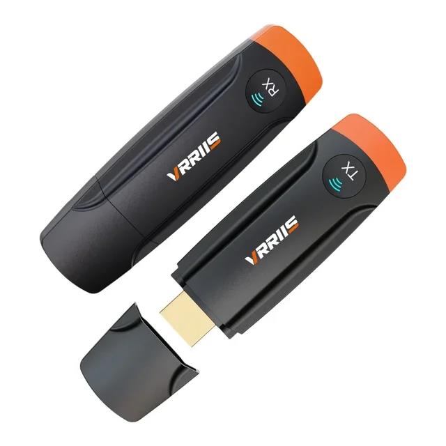 Wireless HDMI Extender Video Transmitter Receiver 2.4/5G with USB Type C Display Adapter for Iphone 15 Laptop PC To TV Projector. 