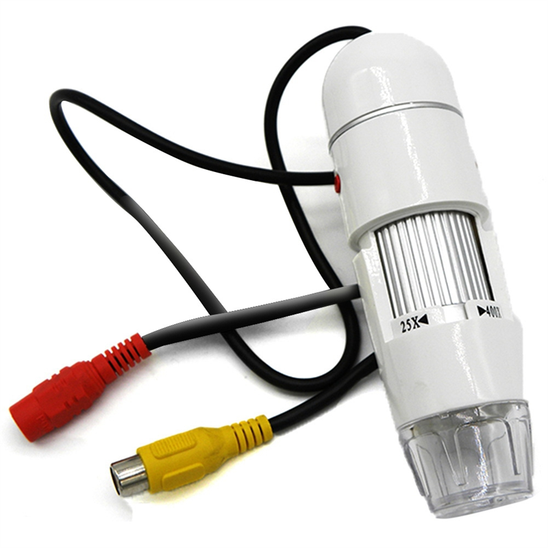 400X-1000X USB Microscope Professional Coms Sensor TV/AV Interface Digital Microscope for Electronics US Plug. 