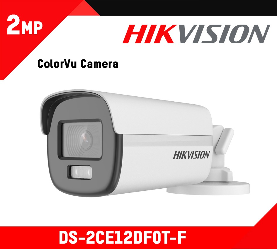 HIKVISION 2 MP ColorVu Fixed Bullet Camera. 