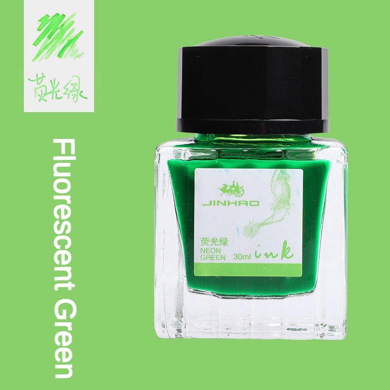 JINHAO 50/30ml Muilt Color Signature Pen Ink Fountain Pen Glass Bottled Ink Refill Cartridge School Writing Supplies Stationery