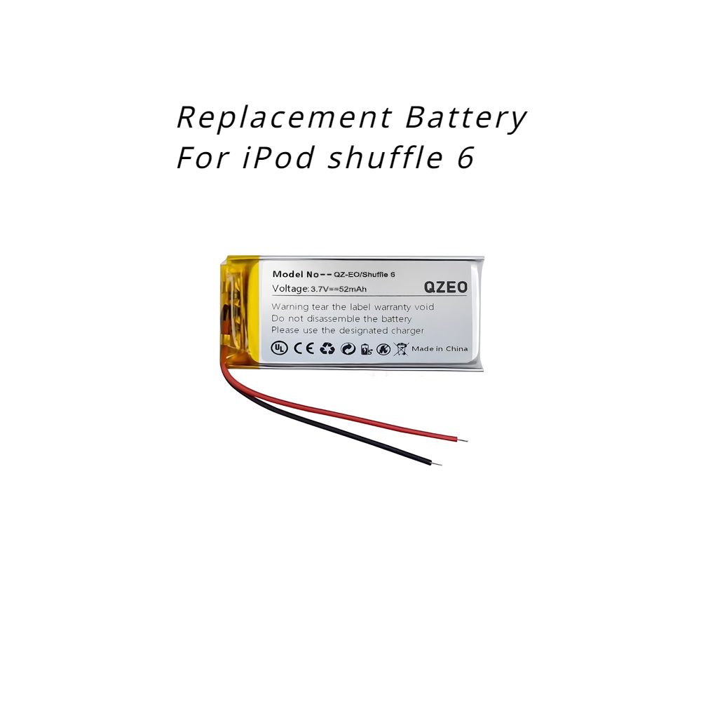 Replacement Battery For iPod Shuffle 1 2 3 4 5 6 7 1th 2th 3th 4th 5th 6th 616-0274 616-0278 A1112 A1373 A1204 A1271. 