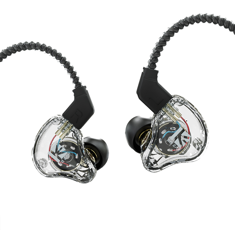 KBEAR KS1 Dual Magnetic Circuit Dynamic Wired Earphone Gaming Headphones In Ear Monitor Music Earbuds Headset kbear ks1 ks2 IEMs. 