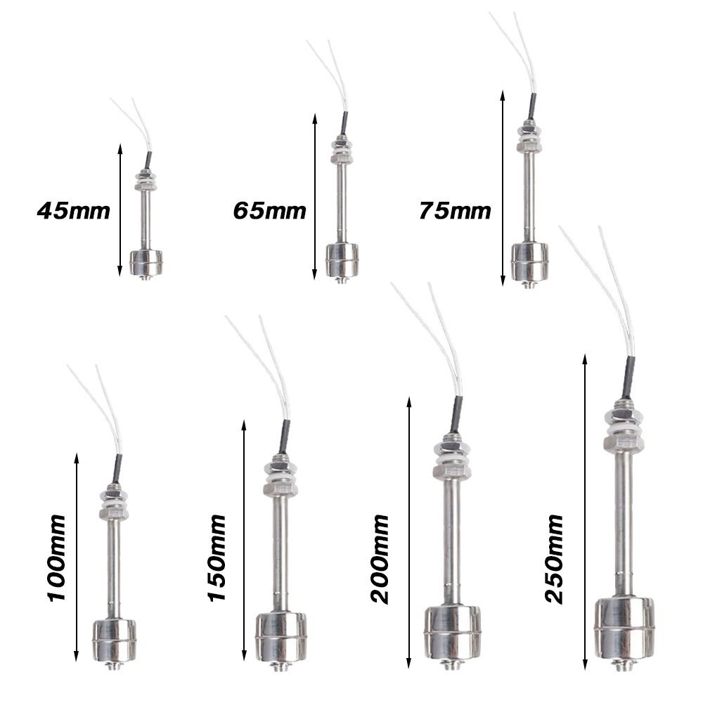 High Precision Double Ball Float Switch Water Level Switch Float Switch Tank Liquid Water Level Sensor Tank Pool Flow Sensors Stainless Steel. 