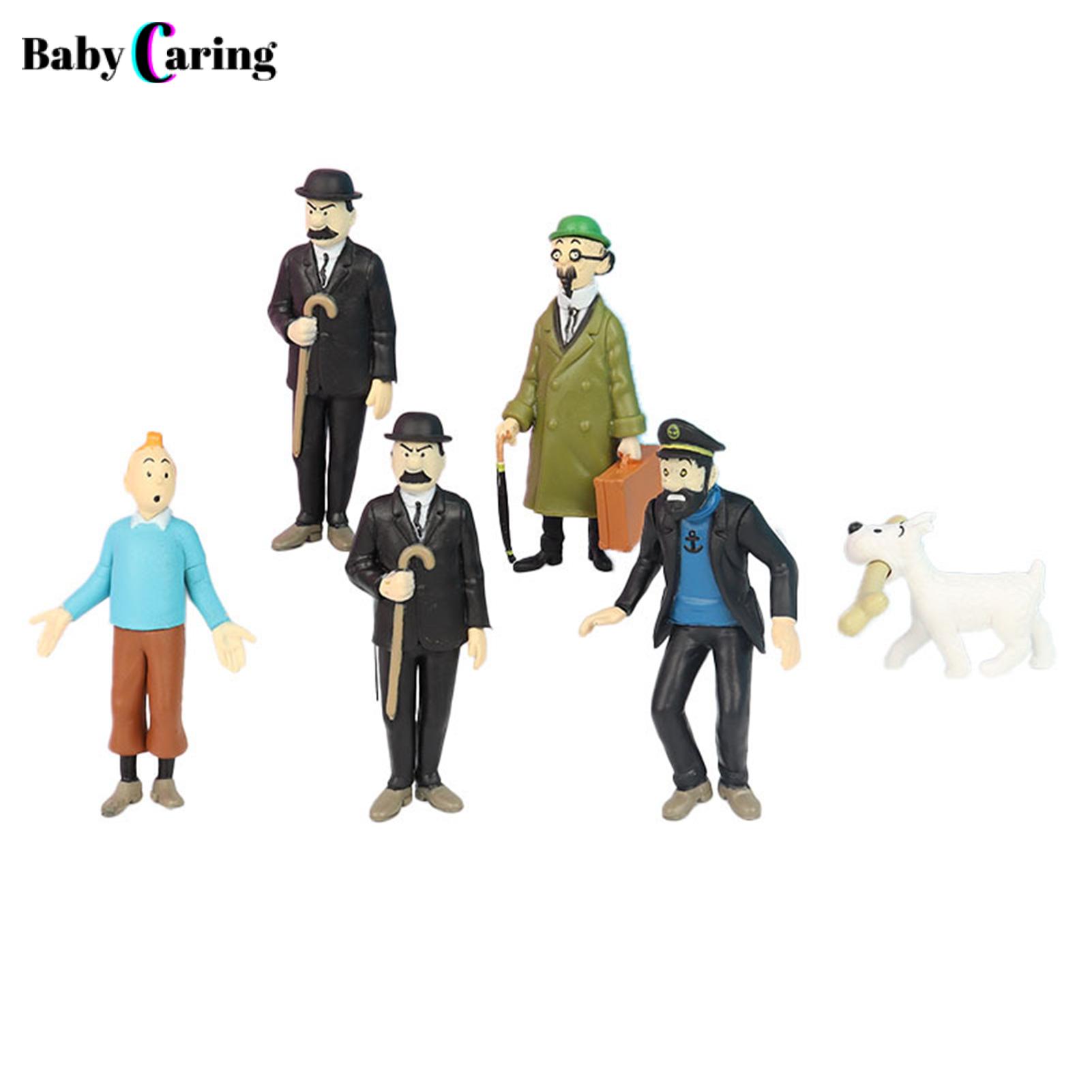 The Adventures of Tintin Action Figure Cartoon Movie Explorers Tintin Thomson Figure. 