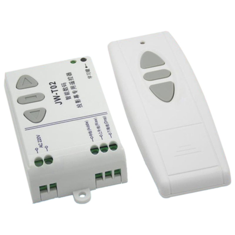 JW-T02 Motor Wireless Remote Control Switch UP Down Stop RX Latched. 