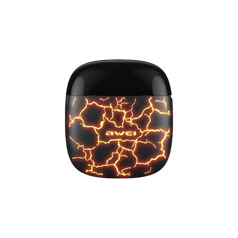 Awei T28 Pro TWS Gaming Earbuds With RGB Lighting Case 30MS Low Latency. 