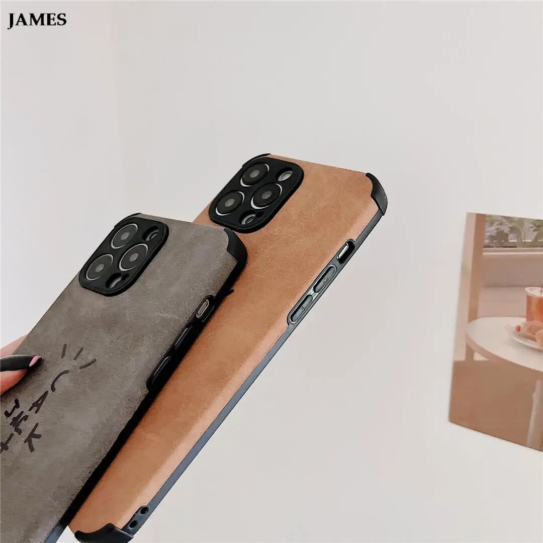 JAMES English ASTRO Travis Scott Cactusjack Phone Case For iPhone 11 12 13 14 15 Pro Max 7 8 Plus X XS XR Anti-fur Cover. 