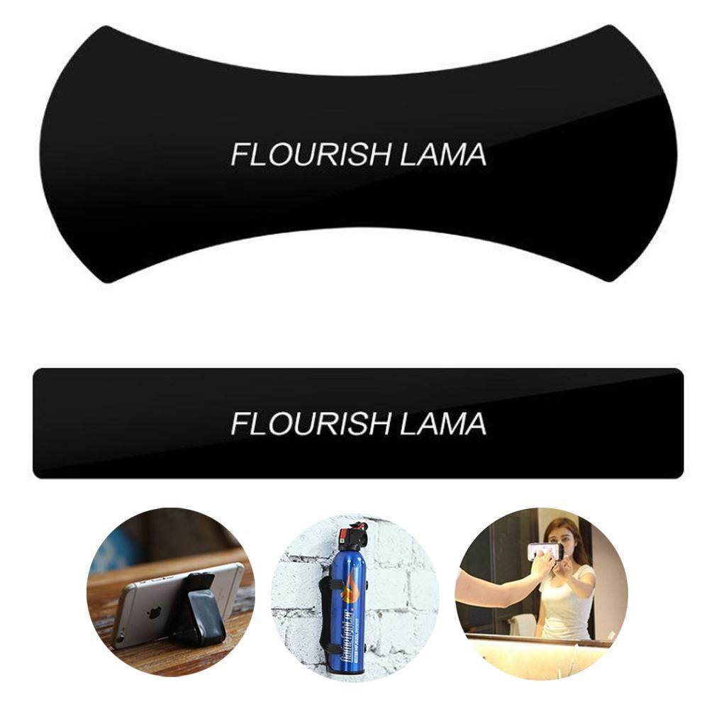 2 Pcs Magic Traceless Rubber Sticker Mobile Phone Holder High Temperature Resistant Reuseable Sticker Srick on Anywhere