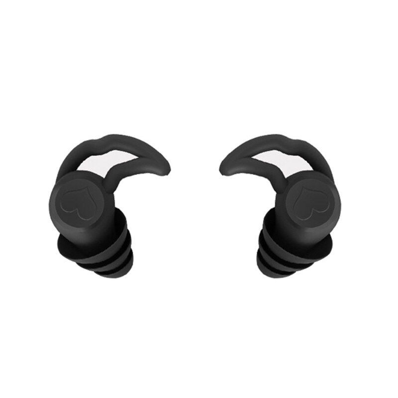 B0KA 1 Set Noise Cancelling Sound Blocking Reduction Earplugs for Swimming Snoring Airplanes Studying Work 40dB SNR. 