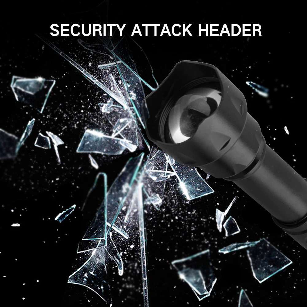 BORUiT T20 Infrared IR 850nm Night Vision LED Tactical Flashlight Zoom IPX6 Waterproof Torch Use 18650 Battery Hunting Lantern. 