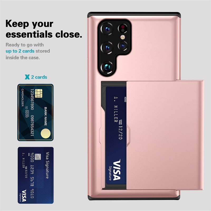 Alien S23 Wallet Cover For Samsung Galaxy S21 FE S22 Plus Phone Case With Card Holder Shell For Galaxy S22+ S21+ Note 20 Ultra 5G. 