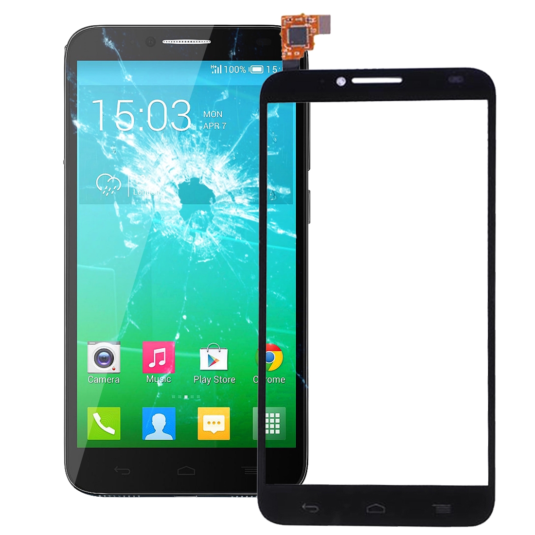 For Alcatel One Touch Idol 2 / OT6037 / 6037 / 6037Y Touch Panel