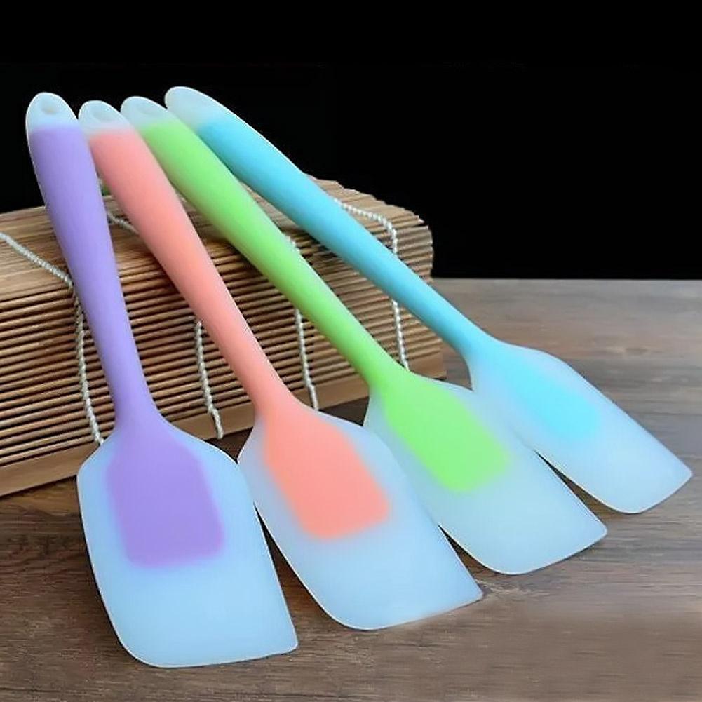 New Silicone Spatula Spoon Cookie Spatulas Pastry Mixer Butter Ice Cream Cake Spatula Mixing Batter Scraper Baking Tools 1 pcs
