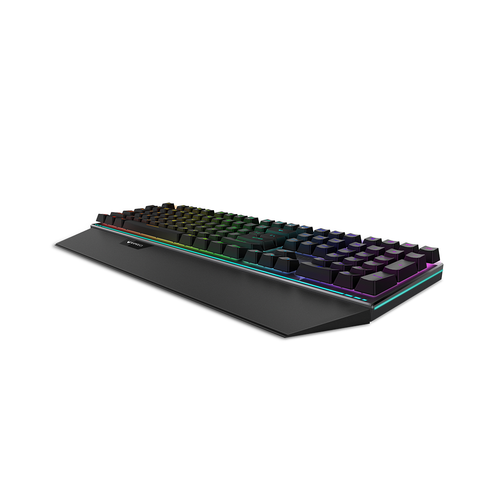 Rapoo VPRO V720 RGB Backlit Black Switch Mechanical Gaming Keyboard Conflict free design Adjustable RGB backlight. 