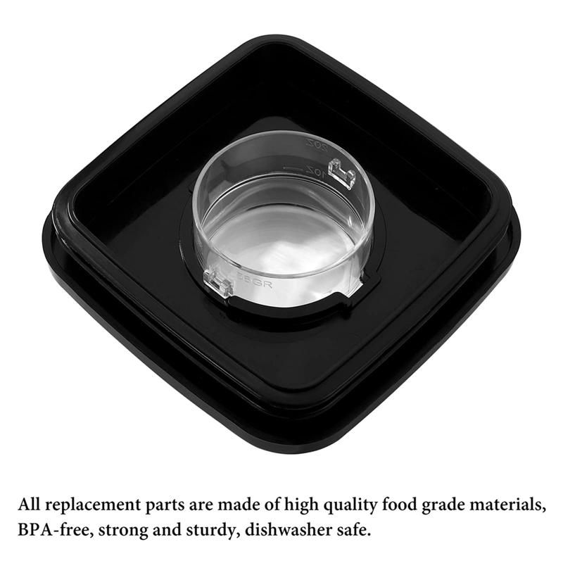 Blender Square Lid and Center Cap Compatible with Os-Ter Blender Jar. 