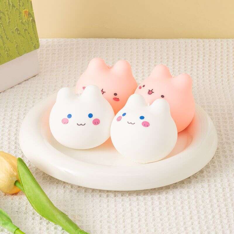 Tool Pinch Music Secretly Cannot Hide Zhao Lusi Sang Zhi Same Style Rabbit Holding Pressure Ball Stress Relieving Toy. 