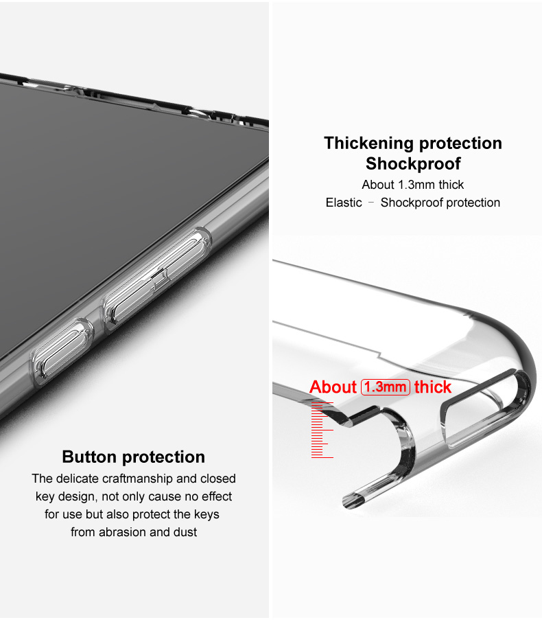 For Google Pixel 5 Case IMAK Ultra Thin Soft TPU Clear Back Cover Phone Cases For Google Pixel 4A 5G 4G 5 Pixel 6 7 7a 8 Pro. 