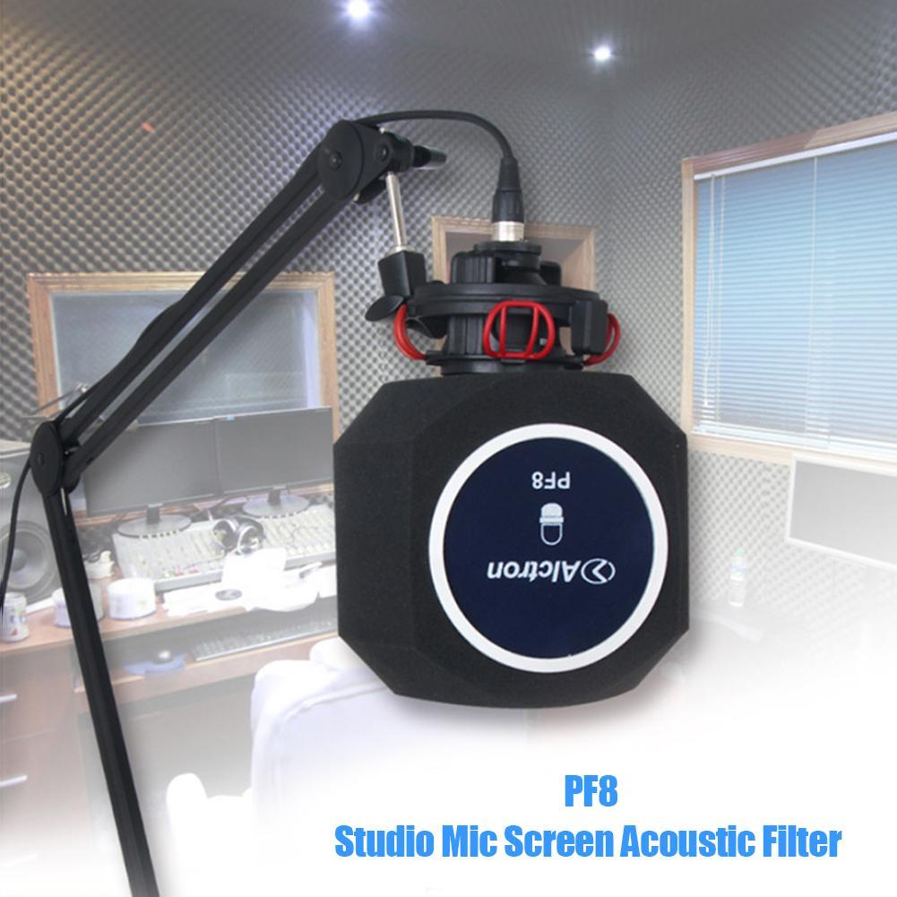 Alctron PF8 Studio Mic Screen Acoustic Filter Desktop Recording Wind Screen. 
