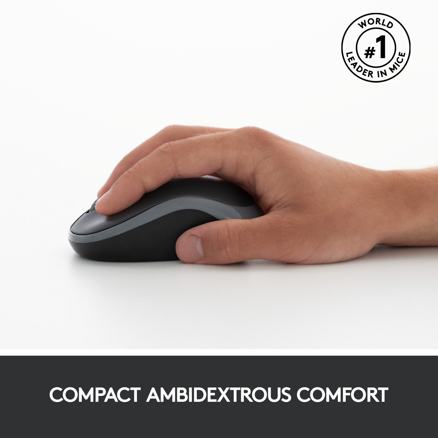 Logitech MK270 Wireless Keyboard and Mouse Combo for Windows, 2.4 GHz Wireless, Compact Wireless Mouse, 8 Multimedia & Shortcut Keys, 2-Year Battery Life, PC/Laptop - Black. 