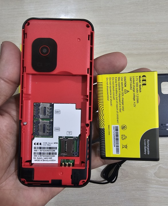 GDL Switch 4G LTE Smart Feature Phone Video Call FB. 