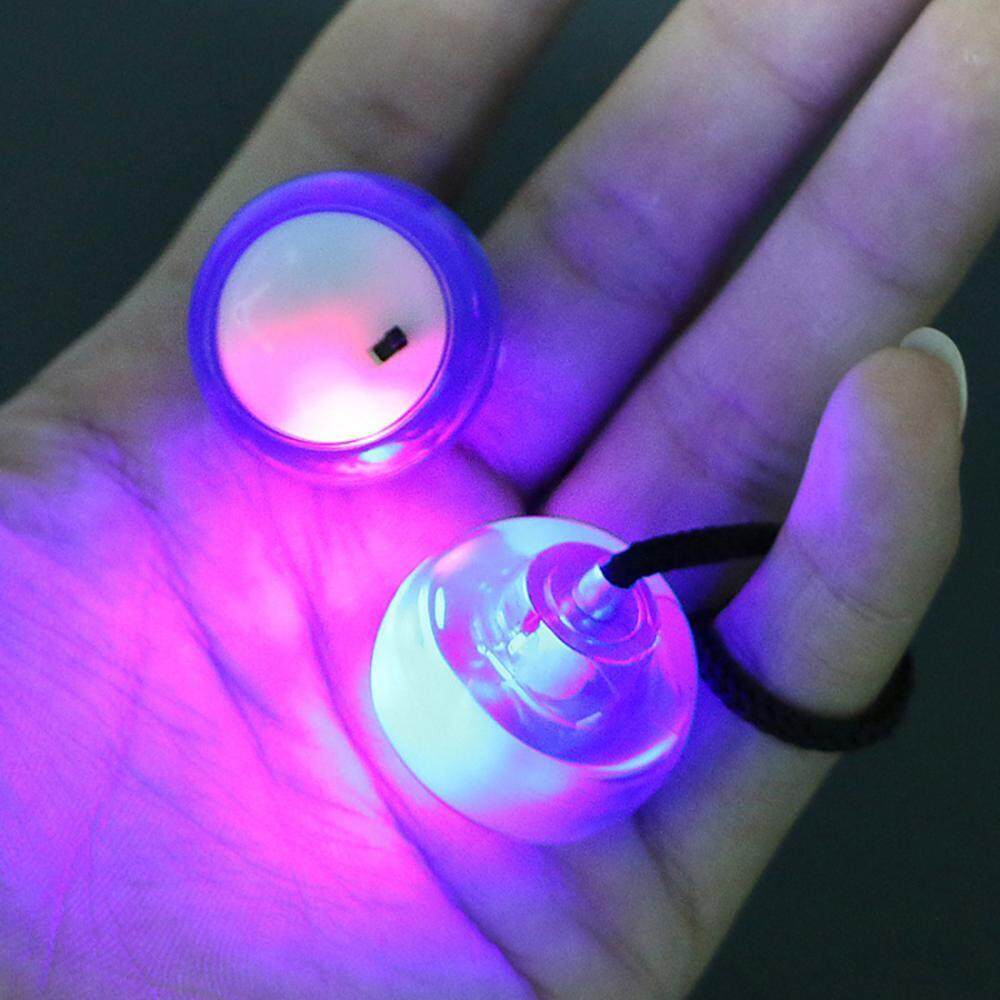 NEW Thumb Chucks Grow In Dark Fidget Ball Toy Finger Extreme Movement Cubes Spinner Anti Stress Anxiety Relief Toys Spinner YOYO(Yellow). 
