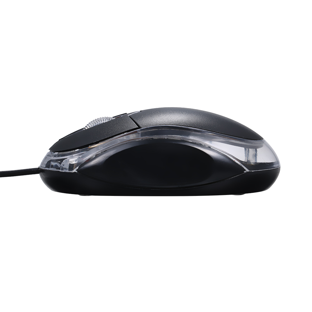HXSJ Wired Mouse 800Dpi Optical M-ini Portable Mobile Mouse With Usb Port 3 Buttons For Pc Lapt-op Deskt-op Fit For Left/Right Hand. 