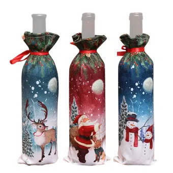 3pcs Christmas Bottle Cover Christmas Table Dinner Decoration For Kitchen Hotel Restaurant Xmas Party Buy Online At Best Prices In Bangladesh Daraz Com Bd