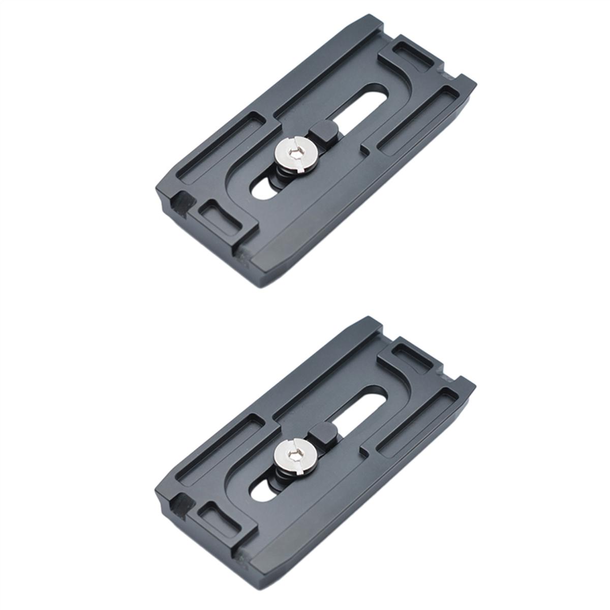 2X Quick Release Plate,Camera Quick Release Plate Adapter for Benro KH25/KH26/KH25N/KH26NL Camera Accessories