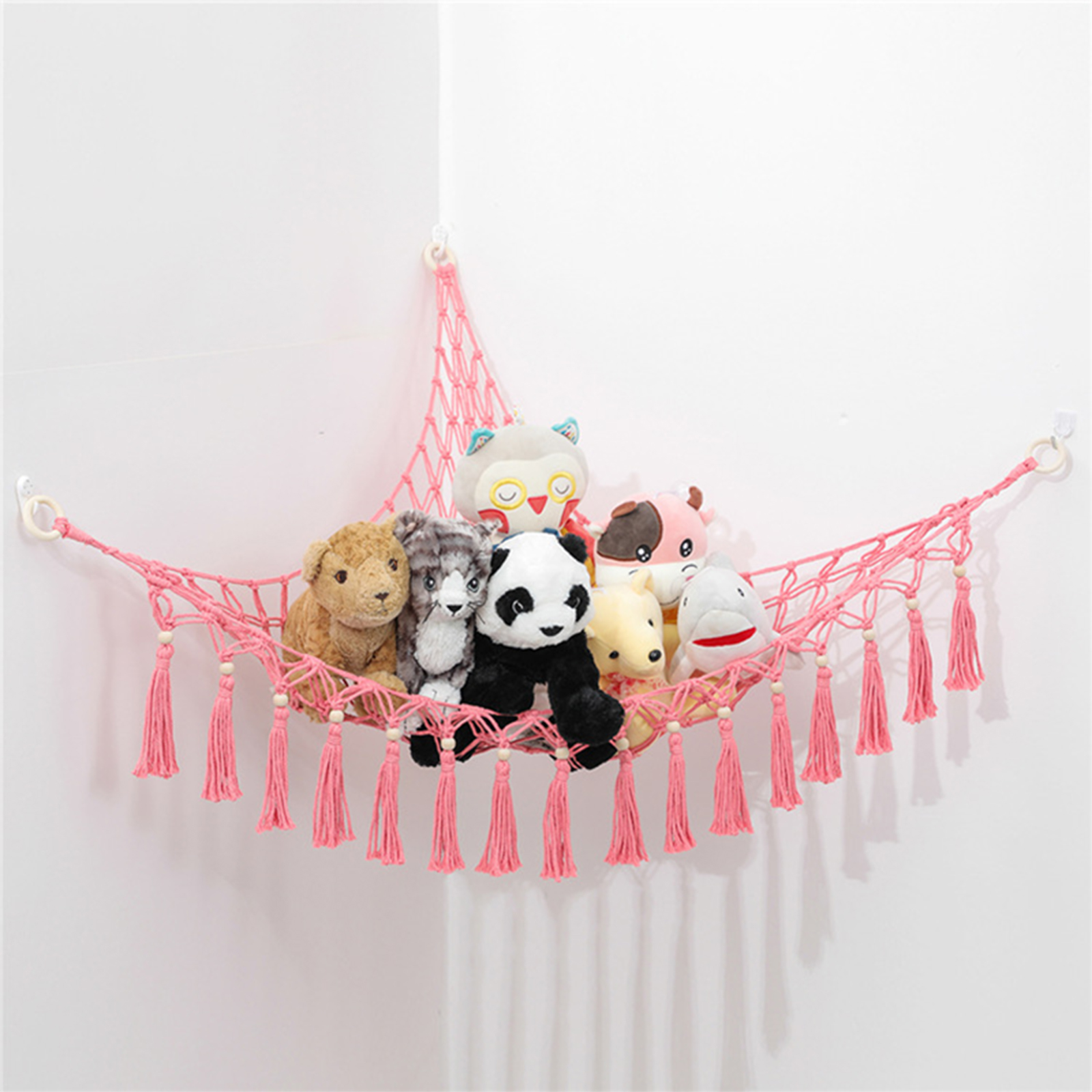Stuffed Animal Storage With Light Plush Toy Net Hammock For Stuffed Animals Fayshow. 