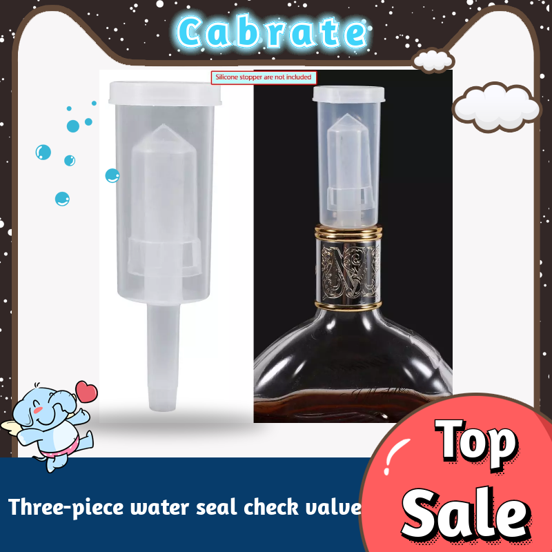 Airlock One Way Exhaust Water Sealed Check Valve for Fermentation Making Brewing. 