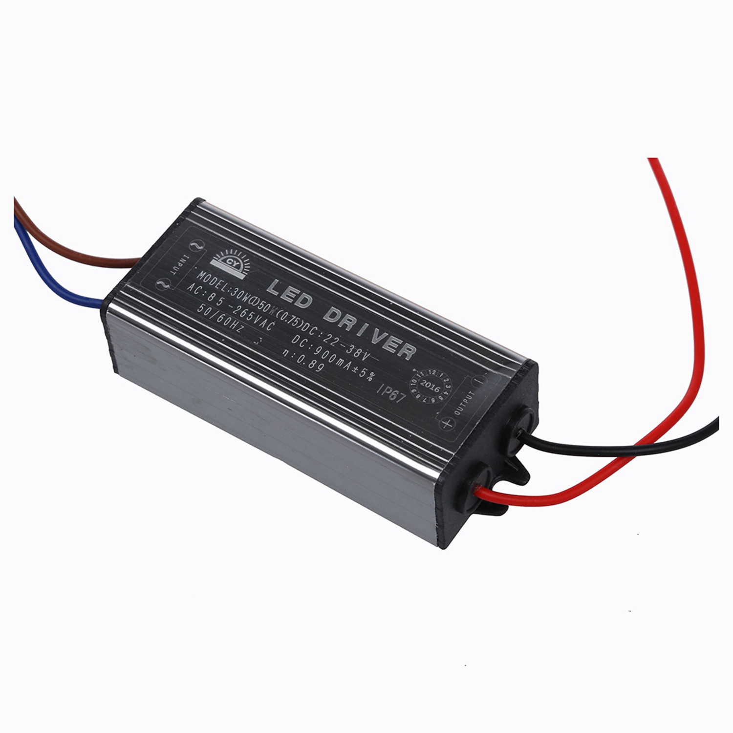 30W LED Driver Constant Current Driver Power Supply Transformer Waterproof with High Power 30W LED Chip Bulb Light Lamp DIY White 2200Lm 6500K. 