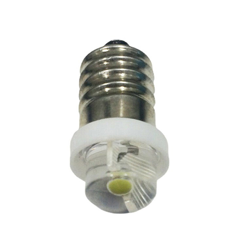 3/4.5/6V 0.5W Flashlight Bulb 6000K White LED E10 Socket Replacement Bulb Nicle. 