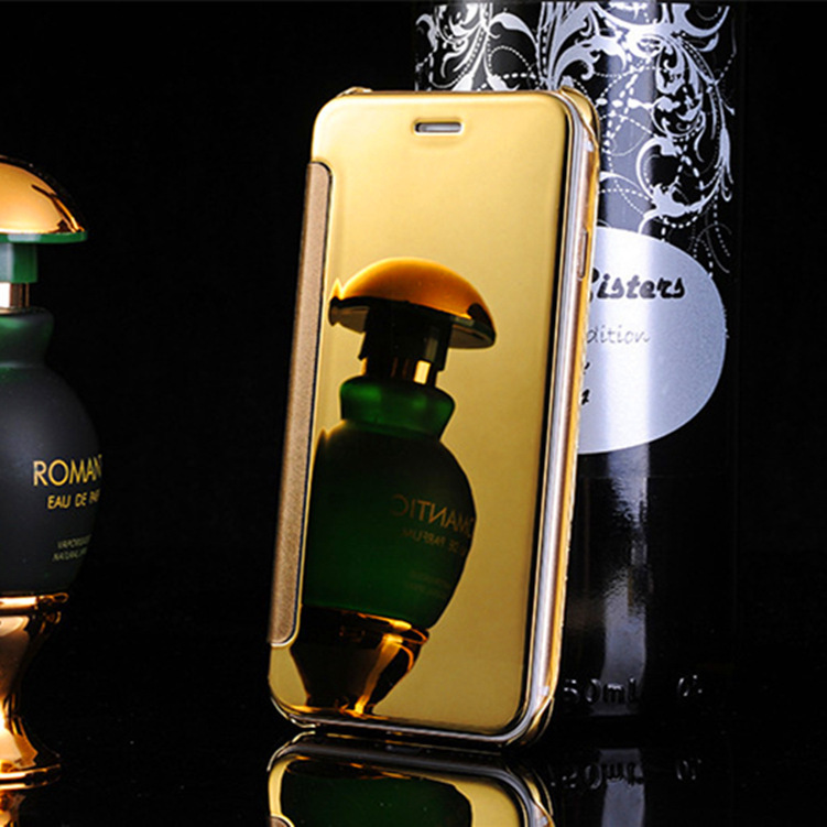 Suitable for Apple iPhone11promax Phone case XS Electroplating Mirror Smart Leather Case Flip Sleep Protective Cover. 