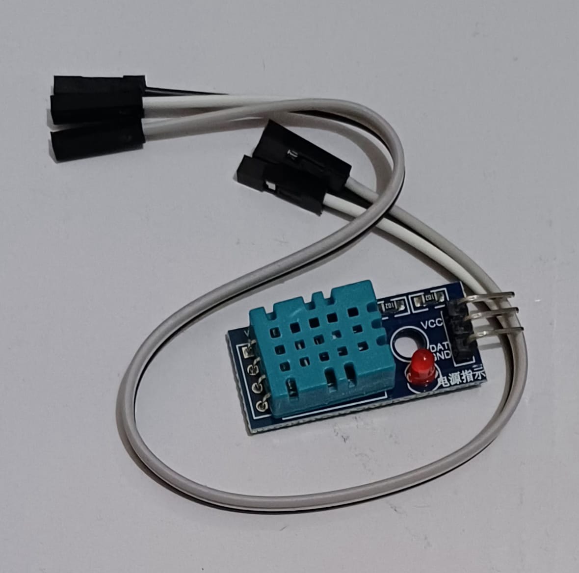DHT11 Temperature and Humidity Sensor Module with LED & Cable for ...