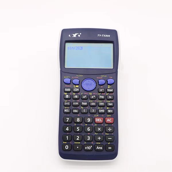 Calculator Scientific Graphic Calculator Multi-Functional Calculator Large LCD Screen Adjustable Contrast/Brightness with Sliding Protective Cover. 