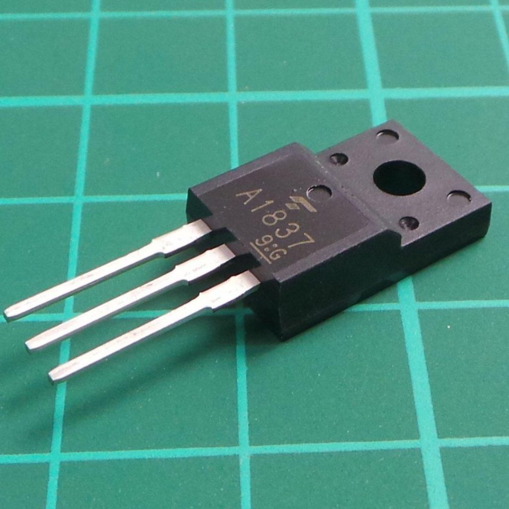 A1837 PNP Transistor 2SA1837 Transistor IC A1837 Transistor 230V 1A 20W Audio Power Amplifier TO-220 Package A1837 IC 3 Pin Leads Transistors. 