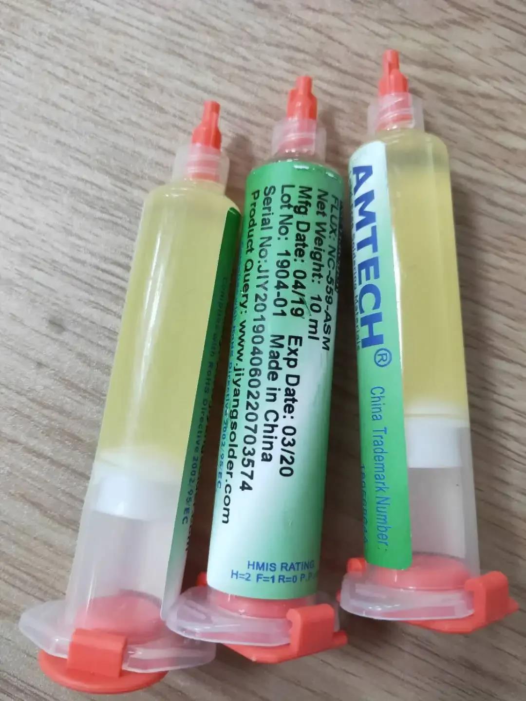 Solder Paste 100%Original AMTECH NC-559-ASM BGA No-Clean Solder Paste Welding Flux Grease 10cc Soldering fluxo de solda MuXiaRe. 