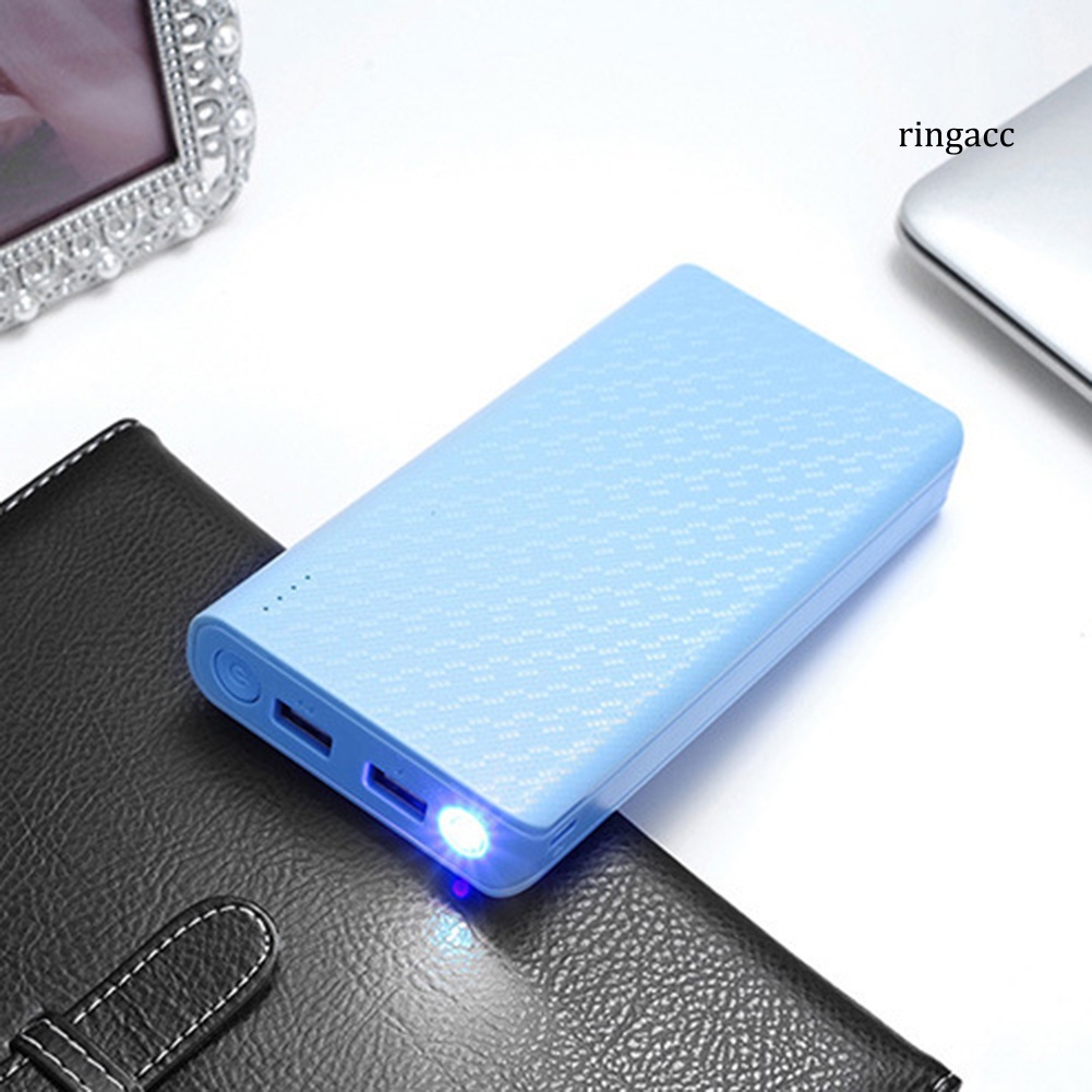 【RG Universal Empty DIY Dual USB 18650 Battery Enclosure Mobile Power Bank Case. 