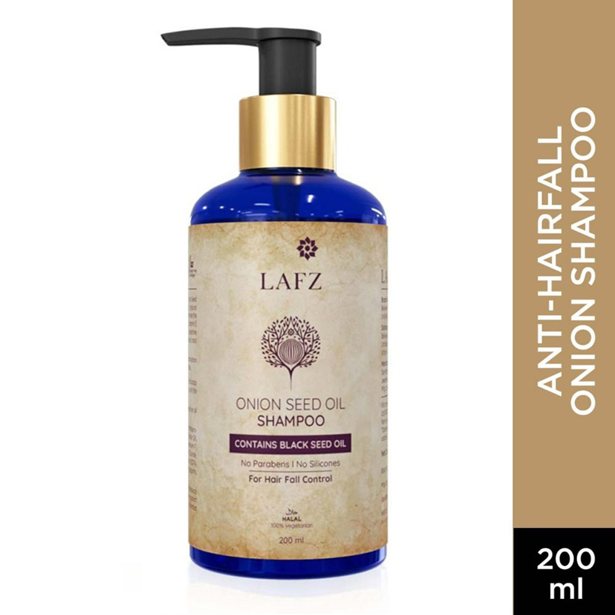 Lafz Shampoo (200ml) - Onion Seed Oil