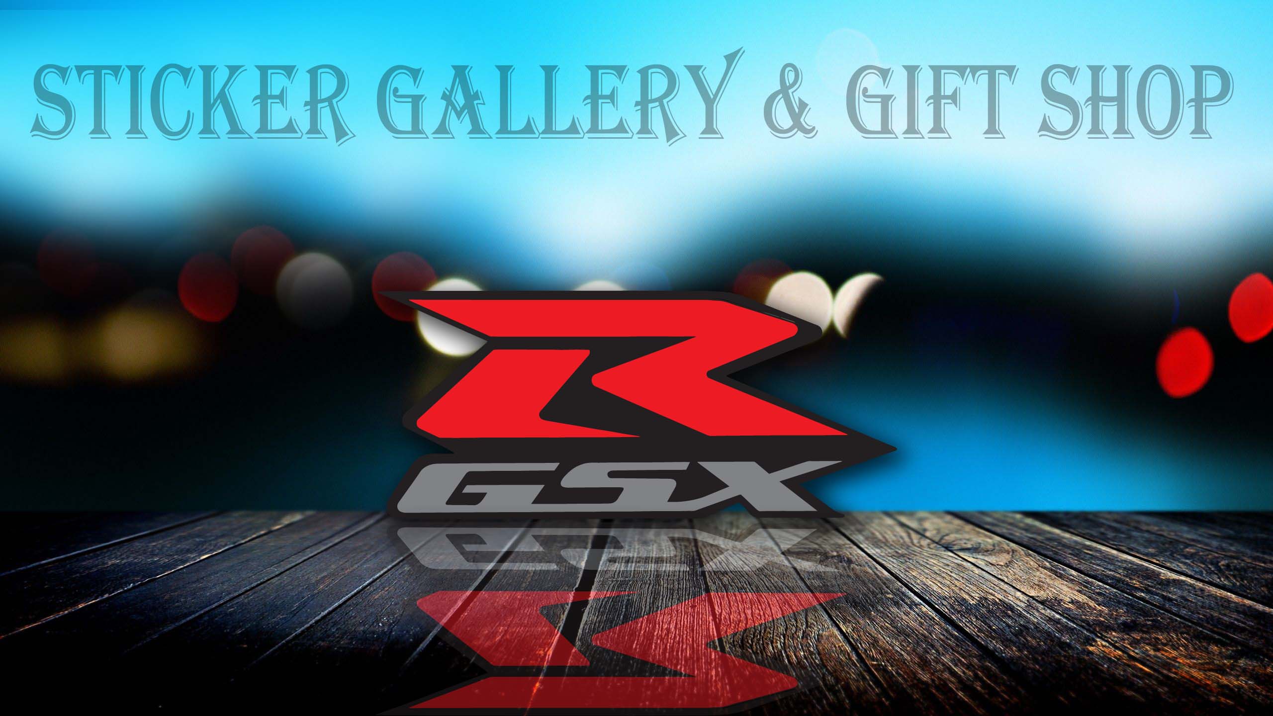 Bike Sticker | GSXR Logo | ( Waterproof & Premium quality)/ Sticker Gallery & Gift Shop