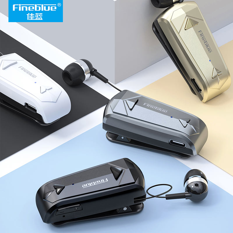 Fineblue F520 Mini Wireless Earphone Bluetooth 5.3 Retractable Portable Headset Calls Remind Vibration Sport Run Headphone F920. 