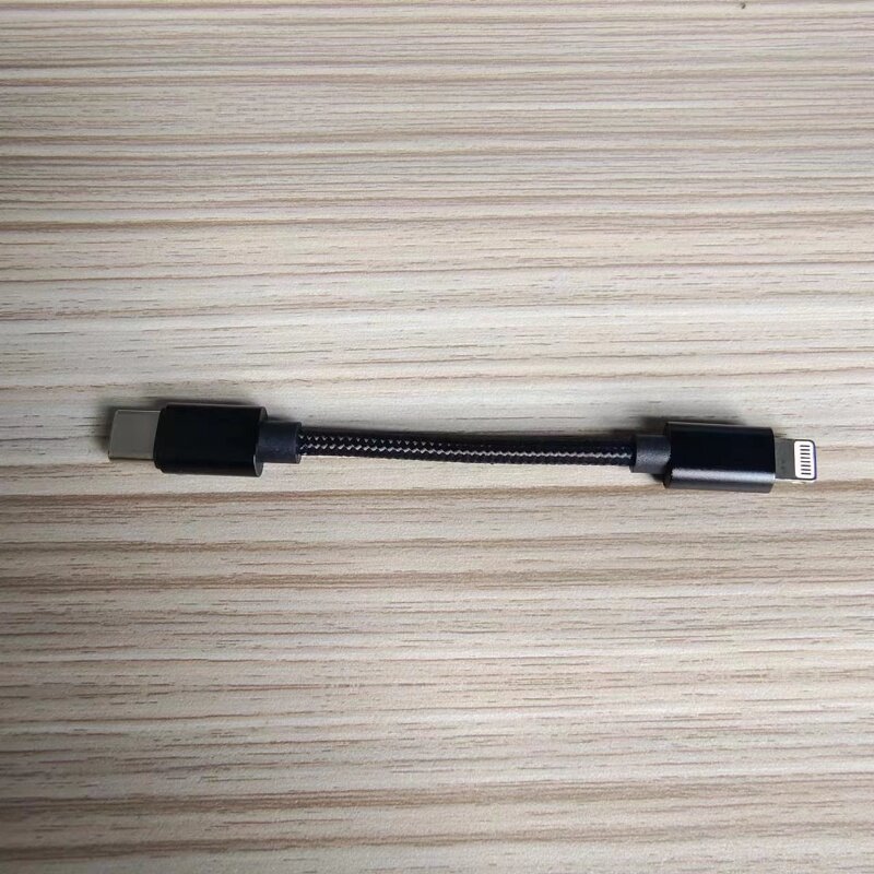 iBasso Lighting to Type C OTG Cable for DC03 DC04 FiiO USB DACs Q1MKII/Q5s/Q5, MFi Q1 Mark II, 10cm 0.3ft, FQ1222 for IOS. 