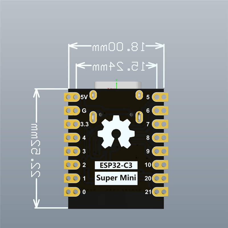 ESP32-C3 Development Board ESP32 SuperMini Development Board ESP32 Development Board WiFi Bluetooth Easy Install. 