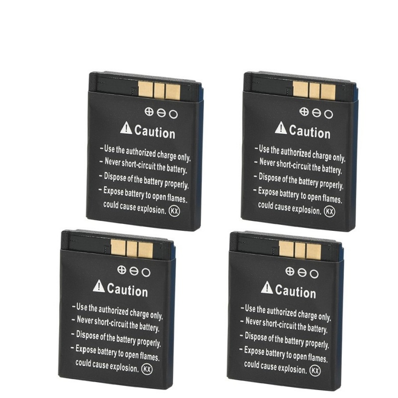 4pcs LQ-S1 LQS1 Smart Watch Battery 380mA 3.7V Lithium Rechargeable Battery For SmartWatch A1 QW09 KSW-S6 RYX-NX9. 
