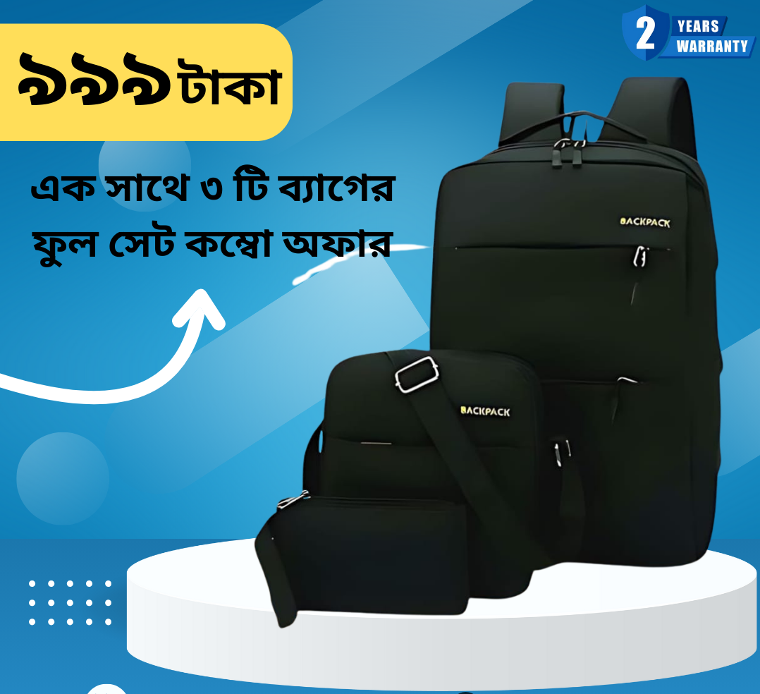 3 in 1 Combo Bag Backpack
