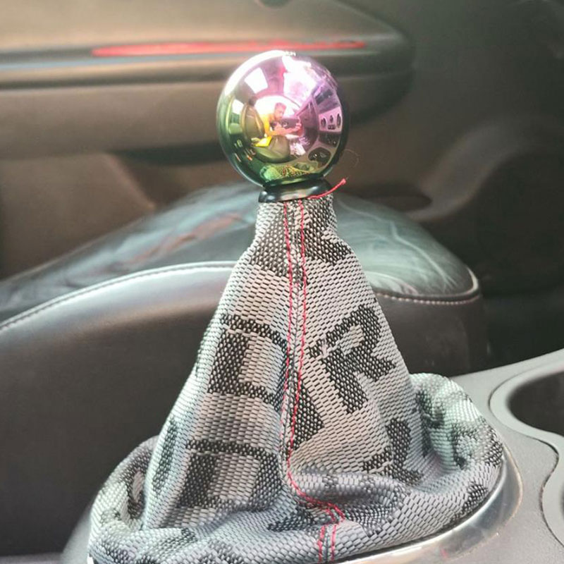 Bride Racing Hyper Fabric Shift Knob Shifter Boot Cover MT/AT Stitches for Hudduo. 